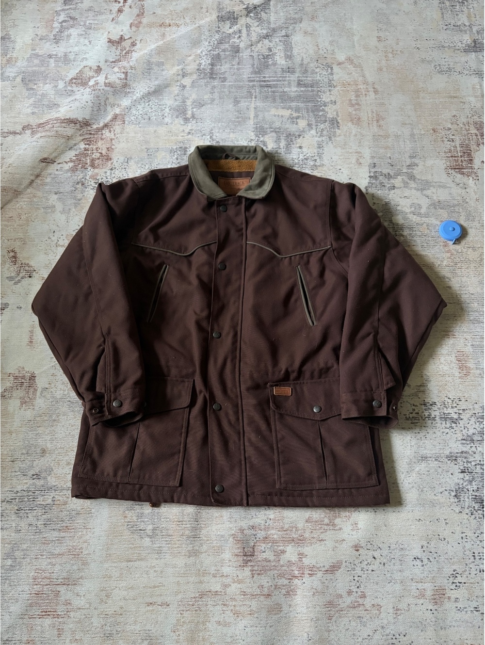Vintage Outback trading company blanket lined jacket large
